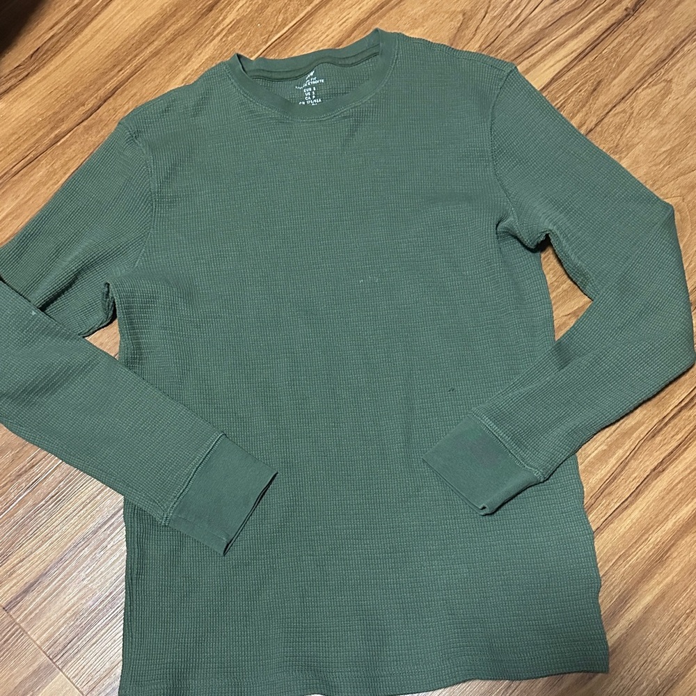 Men's Green Long Sleeve Shirt